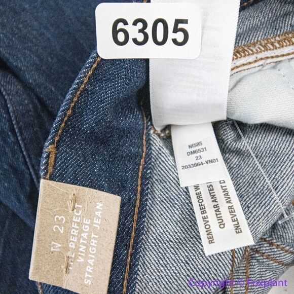 NEW Madewell The Perfect Vintage‎ Straight Jean in Greenhaven Wash, 23 - Picture 15 of 15